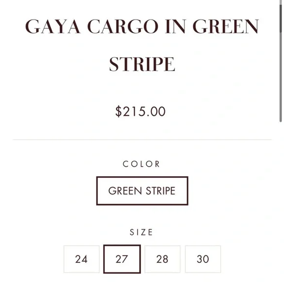 Flog Gaya cargo pants size 25 - Picture 3 of 12